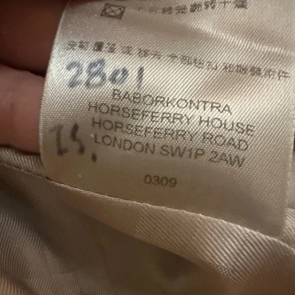 Burberry London Women’s Wool Cashmere Long Belted Coat Beige Camel size 12-14 - Picture 13 of 16